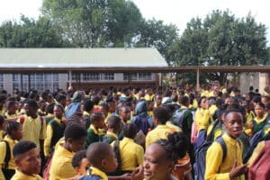 Thabong School invasion roadshow designed to help education school children on the fourth industrial revolution.